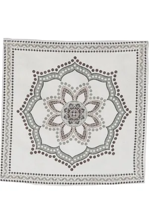Brunello Cucinelli Mandala pattern silk pocket square