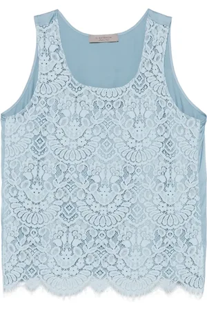 D.EXTERIOR Floral-lace top
