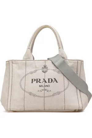 Prada 2013-2024 Small Denim Canapa Logo satchel