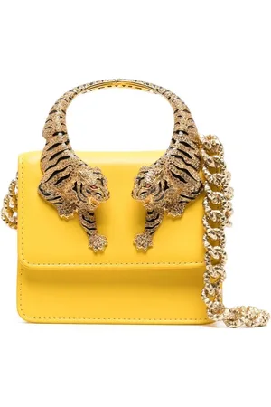 Roberto Cavalli Tiger-handle shoulder bag