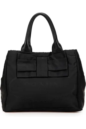 Prada 2013-2024 Tessuto Canapa Logo Bow satchel