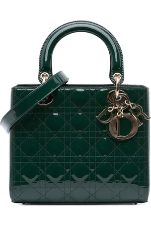 Dior 2020 Medium Patent Cannage Lady Dior satchel