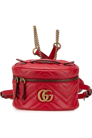 Gucci 2016-2024 GG Marmont Round Matelasse Leather backpack
