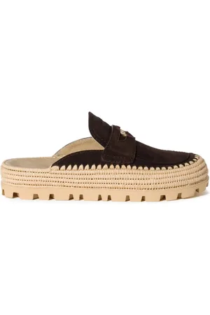 Miu Miu Suede slip-on mules