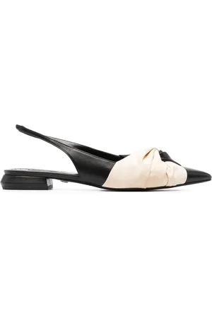 Roberto Cavalli Knotted slingback pumps
