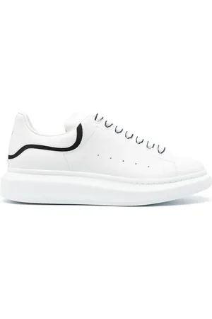 Alexander McQueen Oversized lace-up leather sneakers