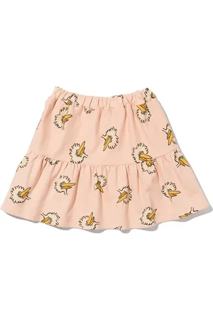 Bobo Choses Birdie tiered ruched skirt