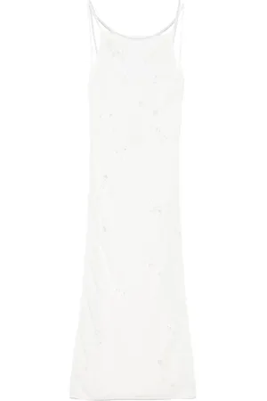 Bernadette Pearl-embroidered maxi dress