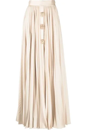 Roberto Cavalli Pleated maxi skirt
