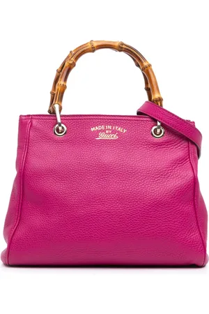 Gucci 2016-2024 Small Calfskin Bamboo Shopper satchel