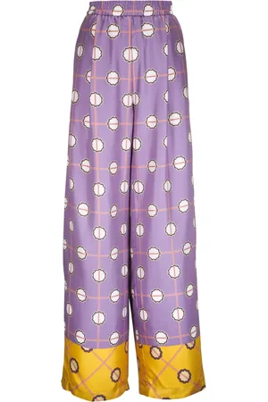 ODEEH Geometric-patterned trousers