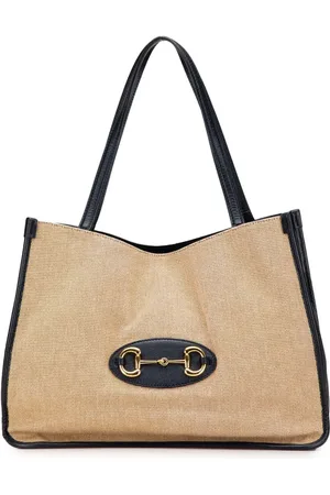 Gucci 2016-2024 Medium Canvas Horsebit 1955 tote bag