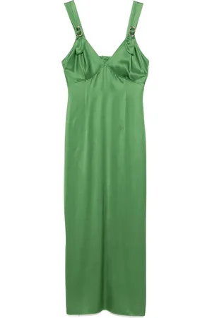 Sandro Satin midi dress