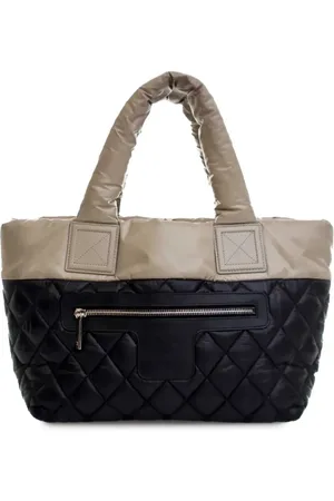 CHANEL 2014 Small Quilted Nylon Coco Cocoon tote bag