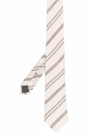 Brunello Cucinelli Stripe-pattern pointed tie