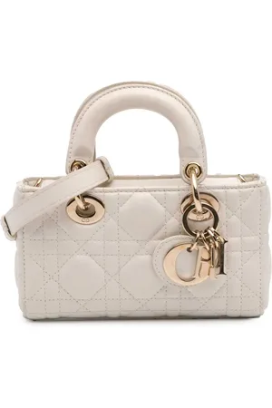 Dior 2022 Micro Lambskin Cannage Lady D Joy satchel