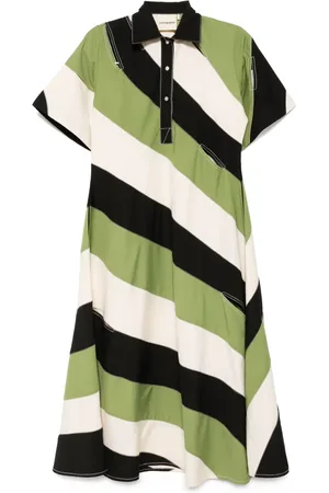 LOVEBIRDS Classic colour-blocked dress