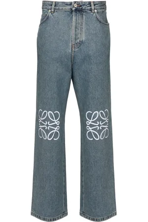 Loewe Anagram mid-rise straight jeans
