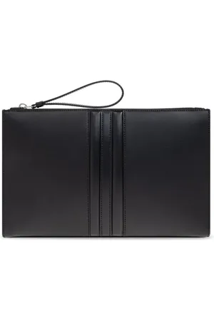 Bally Panel-detail leather clutch bag