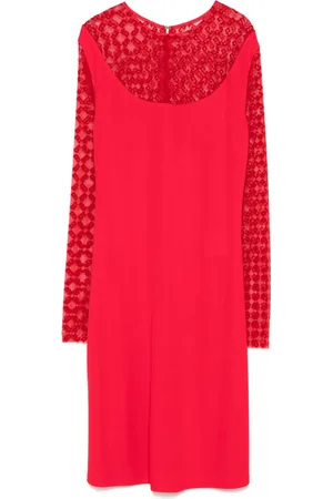 Givenchy 4G flocked midi dress