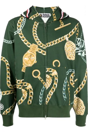 A Bathing Ape Jewels Shark cotton hoodie