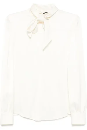 Tom Ford Satin bow-detail blouse