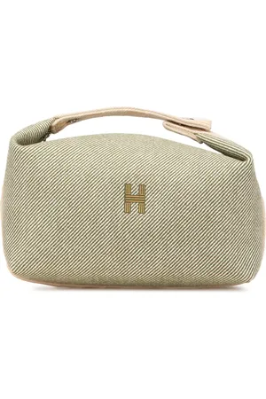 Hermès 2020-2024 Large Wool Bride A Brac H Natte Case vanity bag
