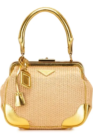 Prada 2000-2024 Raffia Frame handbag