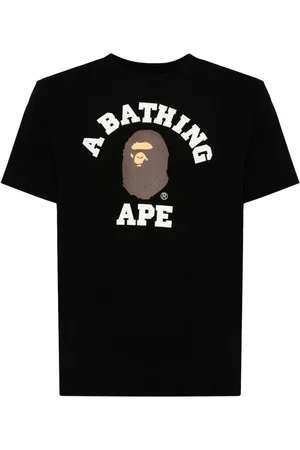 A Bathing Ape College logo-print cotton T-shirt