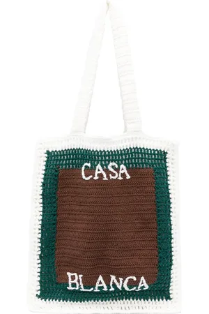 Casablanca Tennis Crochet tote bag