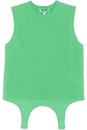 tibi Crispy-knit vest