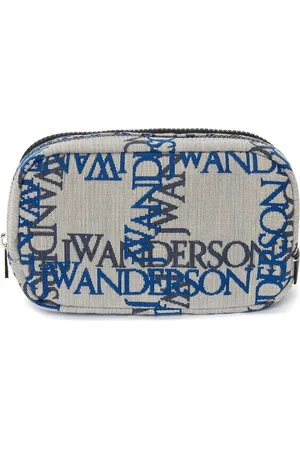 J.W.Anderson Logo-jacquard canvas zipped pouch