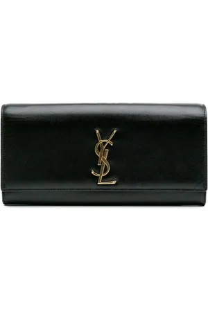 Saint Laurent 2014 Grain de Poudre Monogram Cassandre clutch bag