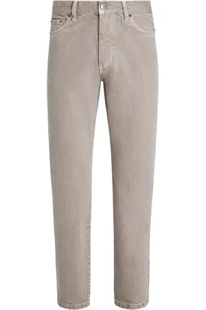 Ermenegildo Zegna Roccia marbled straight-leg jeans