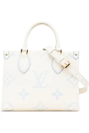 LOUIS VUITTON 2021-2025 Bicolor Monogram Empreinte Giant Onthego PM satchel