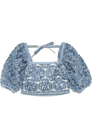Maje Floral organza top