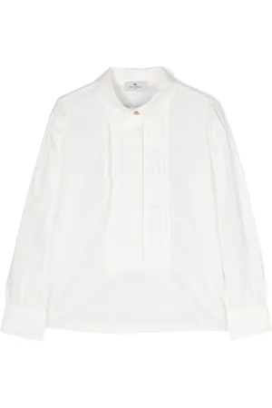 Etro Pleat-detail cotton blouse
