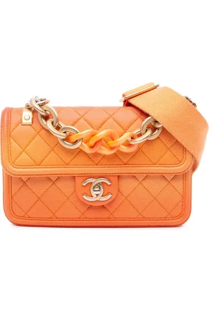 CHANEL 2019 Small Quilted Caviar Sunset On The Sea Flap satchel