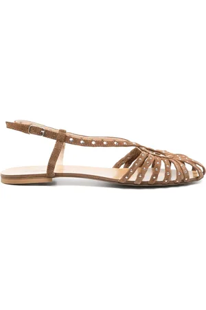 ANNA F. Suede sandals