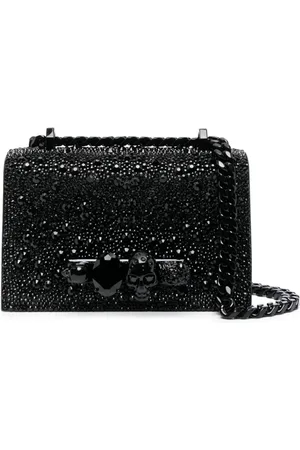 Alexander McQueen Mini The Biker Jewelled crossbody bag