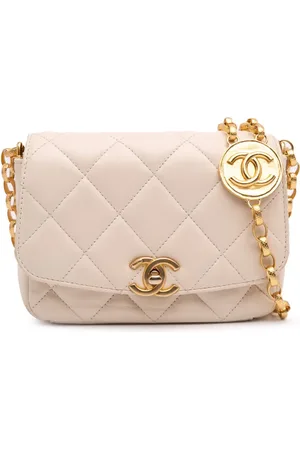 CHANEL 2020 Small Quilted Lambskin CC Coin Flap crossbody bag