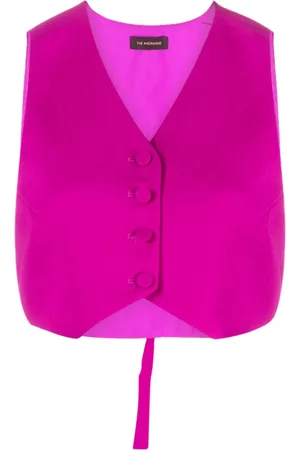 The Andamane Button-up cropped waistcoat