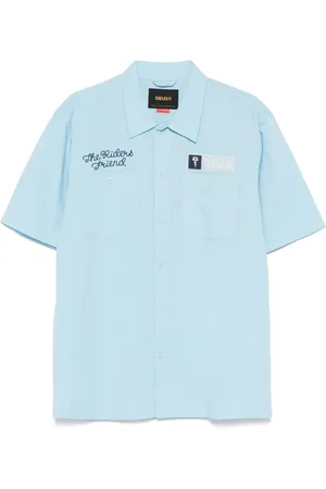 Deus Ex Machina Logo-patch shirt