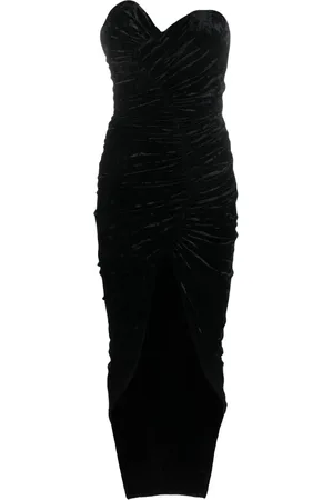 ALEXANDRE VAUTHIER Strapless velvet dress