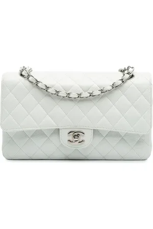 CHANEL 2006-2008 Medium Classic Caviar Lined Double Flap shoulder bag