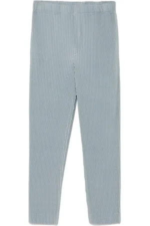 Issey Miyake Pleated straight-leg trousers