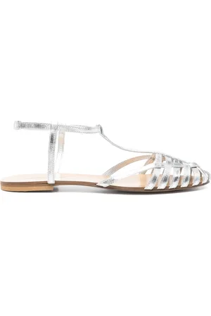 ANNA F. Leather sandals