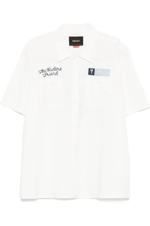 Deus Ex Machina Logo-patch shirt