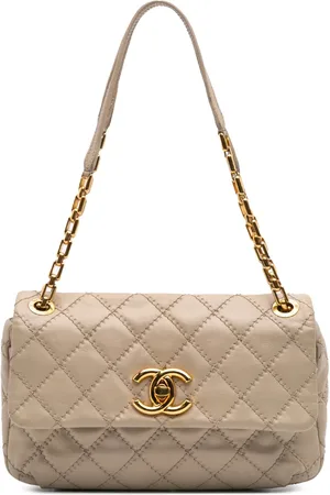CHANEL 2011 Quilted Calfskin Ultimate Stitch Retro Chain Flap shoulder bag