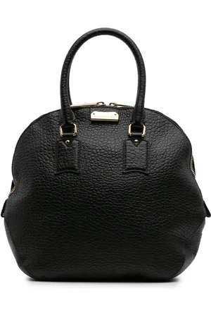Burberry 2000-2017 Large Grained Calfskin Heritage Orchard Bowling Bag satchel